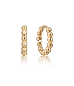 Spaced Out Huggie Hoop Earrings S